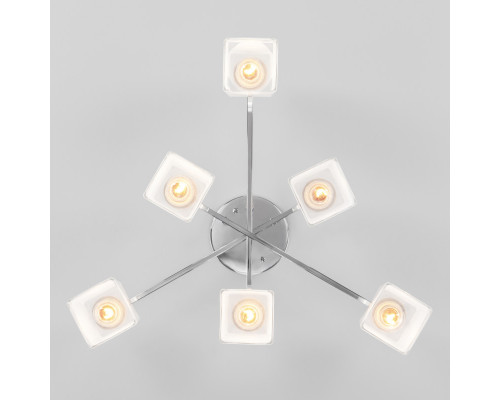 Заказать Накладная люстра Eurosvet 30162/6 хром| VIVID-LIGHT.RU