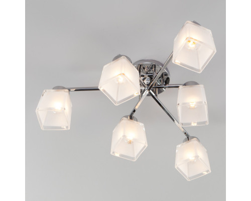 Заказать Накладная люстра Eurosvet 30162/6 хром| VIVID-LIGHT.RU