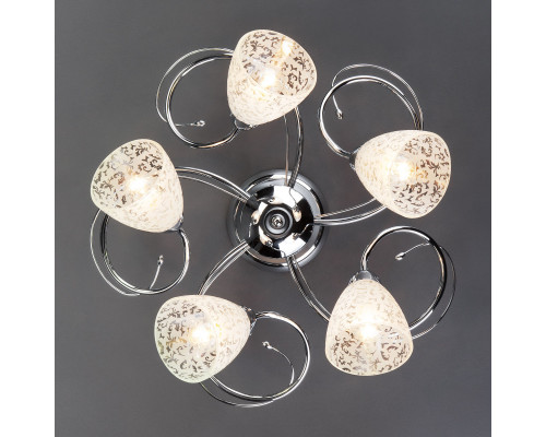 Сделать заказ Накладная люстра Eurosvet 30130/5 хром| VIVID-LIGHT.RU