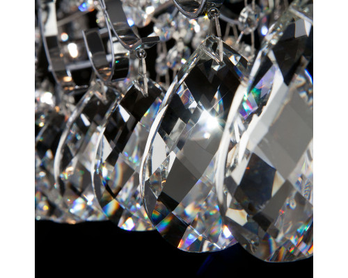 Купить Накладная люстра Eurosvet 10081/12 хром/прозрачный хрусталь Strotskis| VIVID-LIGHT.RU