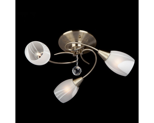 Сделать заказ Накладная люстра Eurosvet 30100/3 античная бронза| VIVID-LIGHT.RU