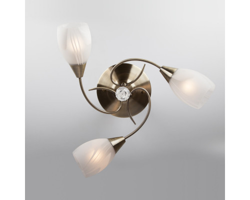 Сделать заказ Накладная люстра Eurosvet 30100/3 античная бронза| VIVID-LIGHT.RU