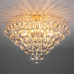 Сделать заказ Накладная люстра Eurosvet 3299/9 белый с золотом/прозрачный хрусталь Strotskis| VIVID-LIGHT.RU