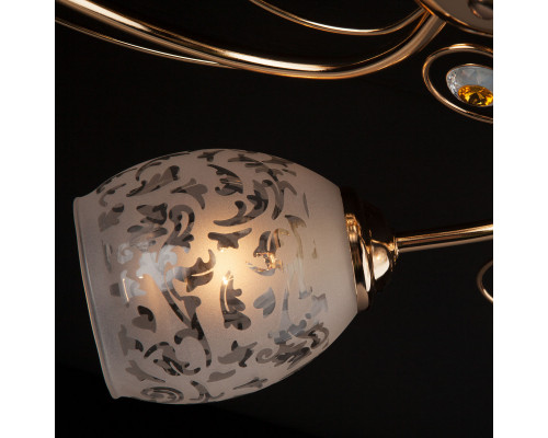 Сделать заказ Накладная люстра Eurosvet 9677/5 золото| VIVID-LIGHT.RU