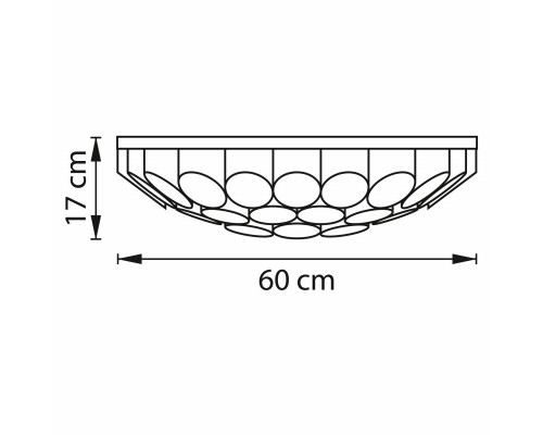 Сделать заказ Накладная люстра Lightstar 720407| VIVID-LIGHT.RU