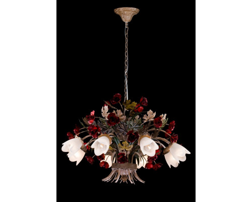 Оформить заказ Подвесная люстра Lucia Tucci FIORI DI ROSE 1760.8| VIVID-LIGHT.RU