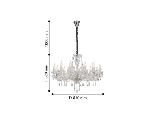 Купить Подвесная люстра Favourite 2022-12P| VIVID-LIGHT.RU