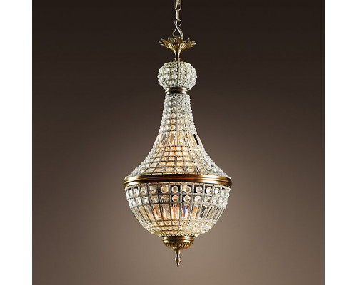 Купить Подвесная люстра DeLight Collection KR0107P-5 antique brass| VIVID-LIGHT.RU