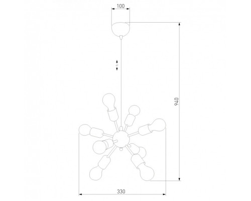 Заказать Подвесная люстра TK Lighting 1468 Estrella Black| VIVID-LIGHT.RU