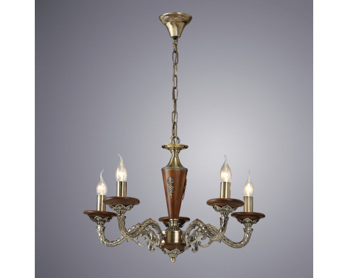 Купить Подвесная люстра ARTE Lamp A5603LM-5AB| VIVID-LIGHT.RU