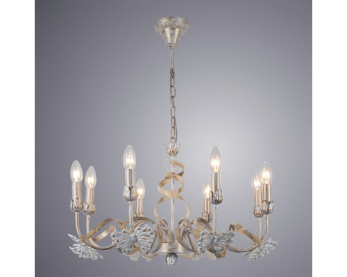 Оформить заказ Подвесная люстра ARTE Lamp A8626LM-8WG| VIVID-LIGHT.RU