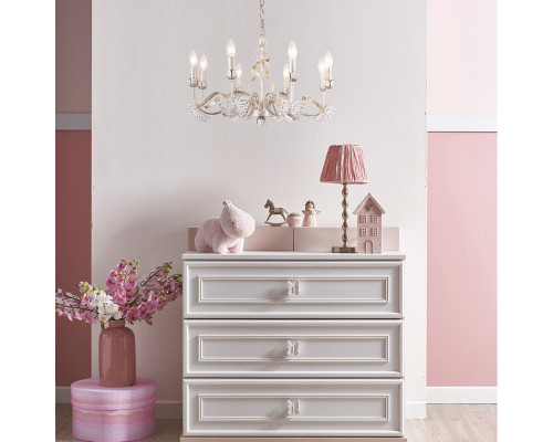 Оформить заказ Подвесная люстра ARTE Lamp A8626LM-8WG| VIVID-LIGHT.RU