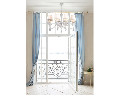 Сделать заказ Подвесная люстра ARTE Lamp A5656LM-8WG| VIVID-LIGHT.RU