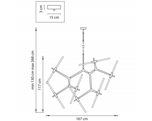 Оформить заказ Подвесная люстра Lightstar 742147| VIVID-LIGHT.RU