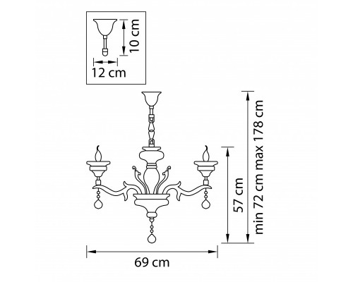 Сделать заказ Подвесная люстра Lightstar 695062| VIVID-LIGHT.RU