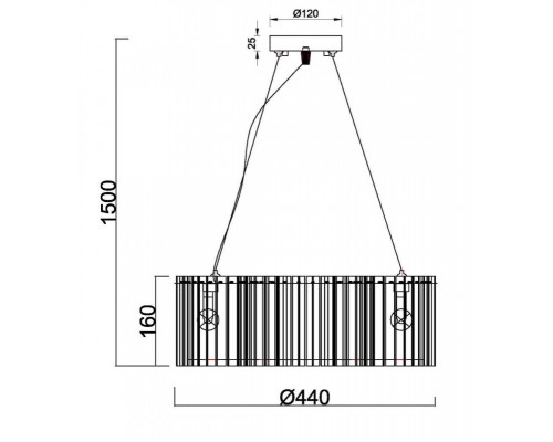 Купить Подвесная люстра Vele Luce VL2173P05| VIVID-LIGHT.RU