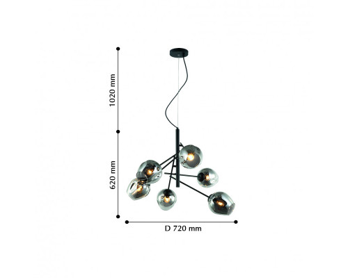 Купить Подвесная люстра Favourite 2359-6P| VIVID-LIGHT.RU