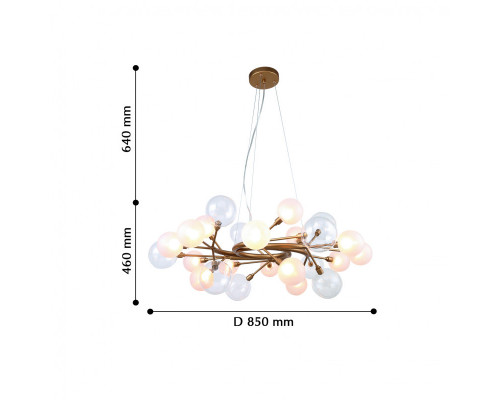 Оформить заказ Подвесная люстра Favourite 2515-15P| VIVID-LIGHT.RU