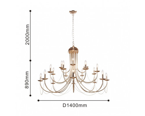 Сделать заказ Подвесная люстра F-Promo 2591-20P| VIVID-LIGHT.RU