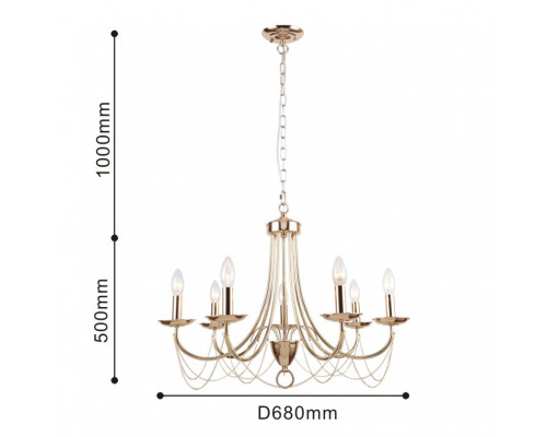 Оформить заказ Подвесная люстра F-Promo 2591-7P| VIVID-LIGHT.RU