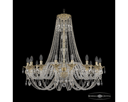 Купить Подвесная люстра Bohemia Ivele Crystal 16106/16/360/H-95 G| VIVID-LIGHT.RU