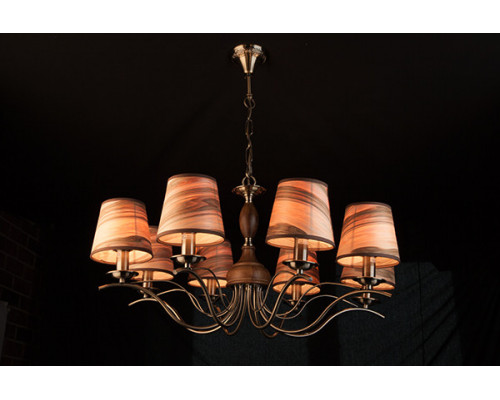 Оформить заказ Подвесная люстра Eurosvet 60027/8 античная бронза| VIVID-LIGHT.RU