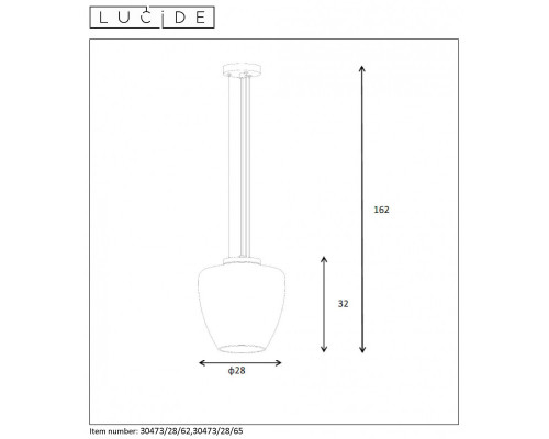 Сделать заказ Подвесная люстра LUCIDE 30473/28/65| VIVID-LIGHT.RU