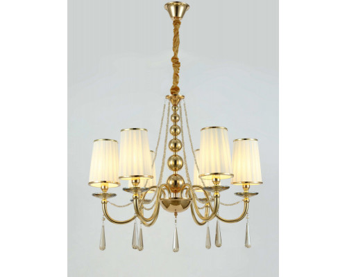 Сделать заказ Подвесная люстра Lumina Deco LDP 1200-6 F.GD| VIVID-LIGHT.RU