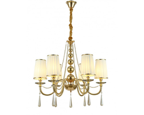 Сделать заказ Подвесная люстра Lumina Deco LDP 1200-6 F.GD| VIVID-LIGHT.RU