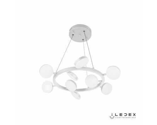 Сделать заказ Подвесная люстра iLedex FS-016-D9 63W WH| VIVID-LIGHT.RU