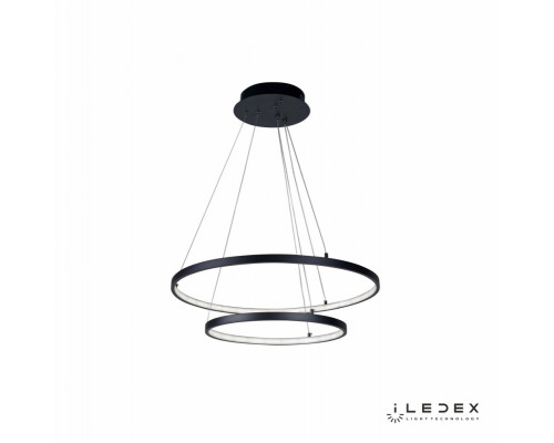 Оформить заказ Подвесная люстра iLedex D098-2 (600x400) BK| VIVID-LIGHT.RU