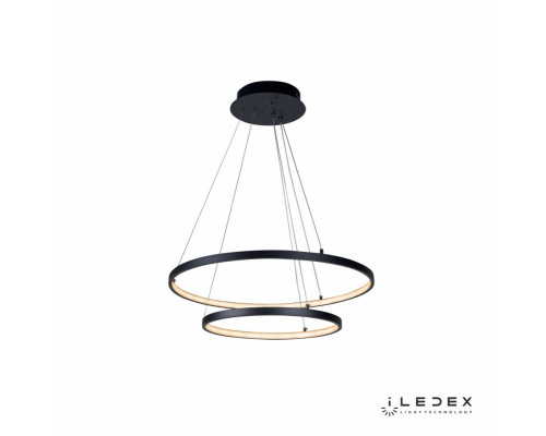 Оформить заказ Подвесная люстра iLedex D098-2 (600x400) BK| VIVID-LIGHT.RU