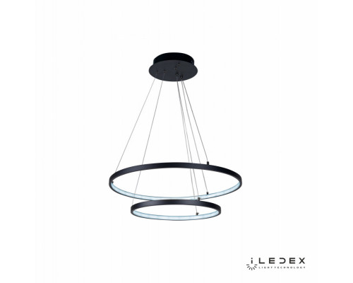 Оформить заказ Подвесная люстра iLedex D098-2 (600x400) BK| VIVID-LIGHT.RU
