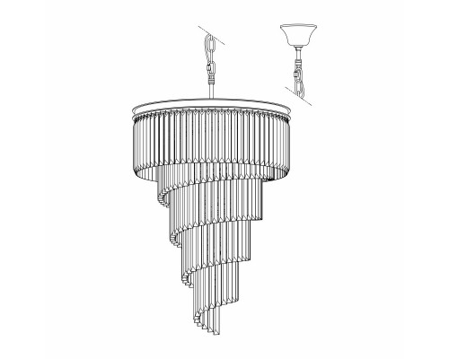 Сделать заказ Подвесная люстра Citilux CL332171| VIVID-LIGHT.RU