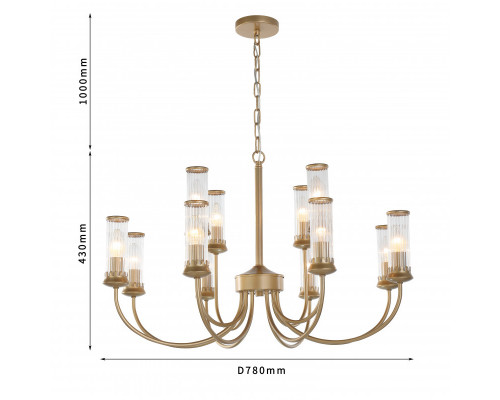 Заказать Подвесная люстра Favourite 2692-12P| VIVID-LIGHT.RU