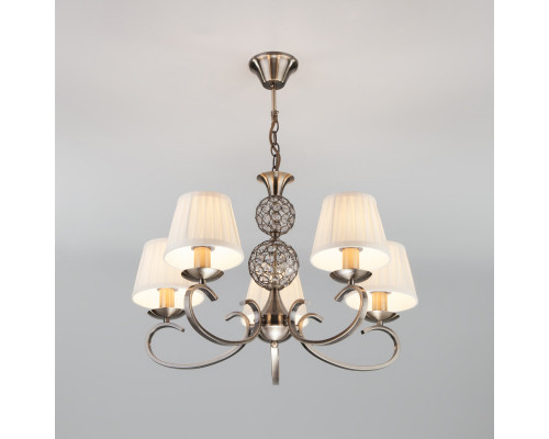 Оформить заказ Подвесная люстра Eurosvet 60089/5 античная бронза| VIVID-LIGHT.RU