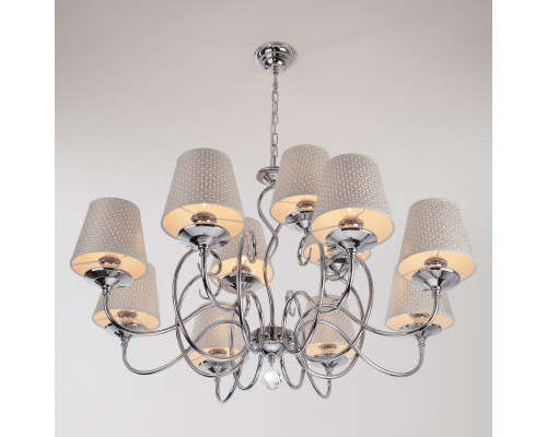 Сделать заказ Подвесная люстра Eurosvet 70068/12 хром| VIVID-LIGHT.RU