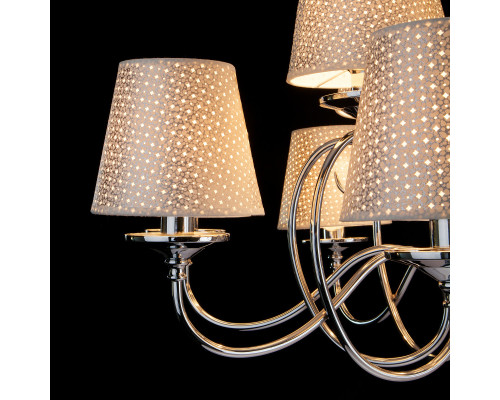 Сделать заказ Подвесная люстра Eurosvet 70068/12 хром| VIVID-LIGHT.RU