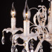 Сделать заказ Подвесная люстра Eurosvet 3113/5 белый с золотом/прозрачный хрусталь Strotskis| VIVID-LIGHT.RU