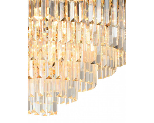 Сделать заказ Подвесная люстра Natali Kovaltseva DARIAN 76017/12C GOLD BLACK| VIVID-LIGHT.RU