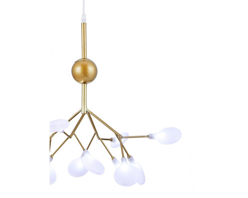 Заказать Подвесная люстра Natali Kovaltseva GRACE 75124/8С GOLD SATIN| VIVID-LIGHT.RU