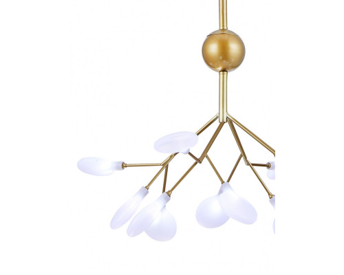 Заказать Подвесная люстра Natali Kovaltseva GRACE 75124/8С GOLD SATIN| VIVID-LIGHT.RU