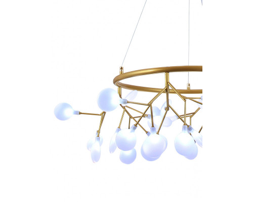 Сделать заказ Подвесная люстра Natali Kovaltseva GRACE 75125/12С GOLD SATIN| VIVID-LIGHT.RU