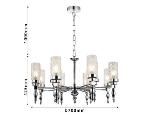 Купить Подвесная люстра Favourite 2813-12P| VIVID-LIGHT.RU