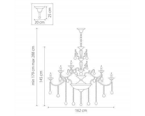 Сделать заказ Подвесная люстра Lightstar 719368| VIVID-LIGHT.RU