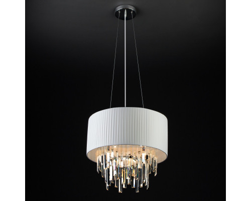 Оформить заказ Подвесная люстра Eurosvet 10122/6 хром/прозрачный хрусталь Strotskis Smart (10106/6)| VIVID-LIGHT.RU