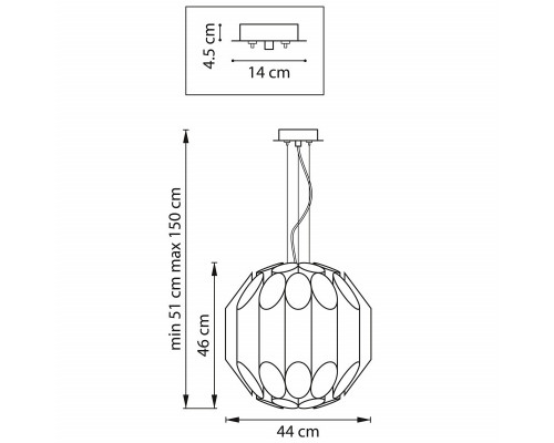 Оформить заказ Подвесная люстра Lightstar 720442| VIVID-LIGHT.RU