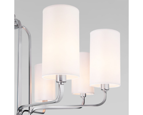 Заказать Подвесная люстра Eurosvet 60128/8 хром| VIVID-LIGHT.RU