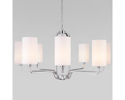 Заказать Подвесная люстра Eurosvet 60128/8 хром| VIVID-LIGHT.RU