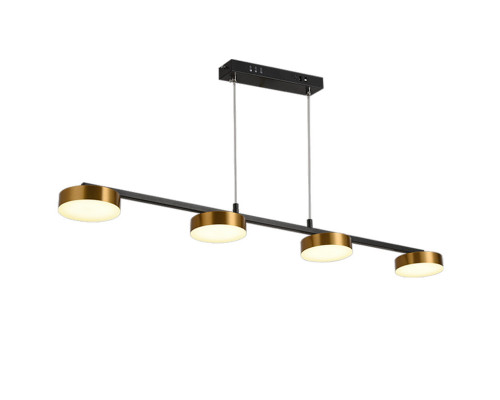 Купить Подвесная люстра Natali Kovaltseva LED LAMPS 81101/4C GOLD BLACK| VIVID-LIGHT.RU